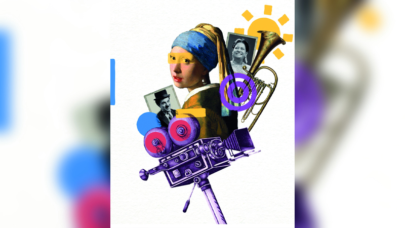 برنامج المخيم سينمي مهارات المشاركين في مختلف الفنون. من المصدر