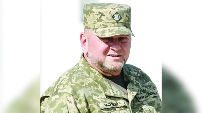 قائد القوات الأوكرانية فاليري زالوجني. أرشيفية