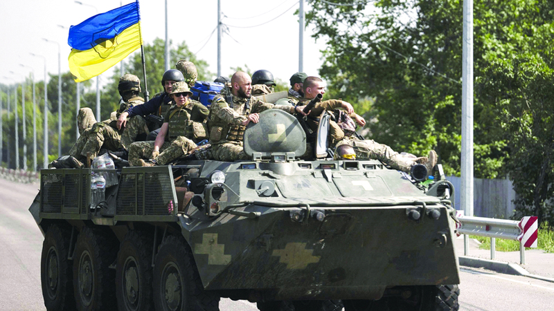 القوات الأوكرانية متعبة من الصراع. أرشيفية