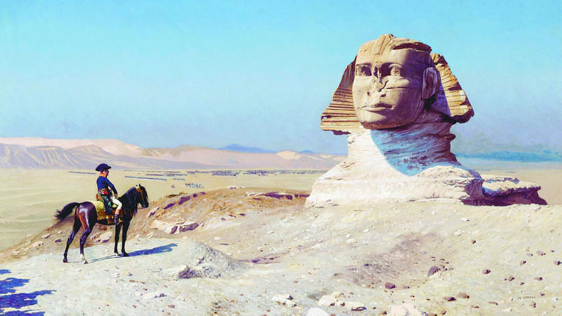Controversy over “Napoleon shooting” the Sphinx and the Pyramids of Giza