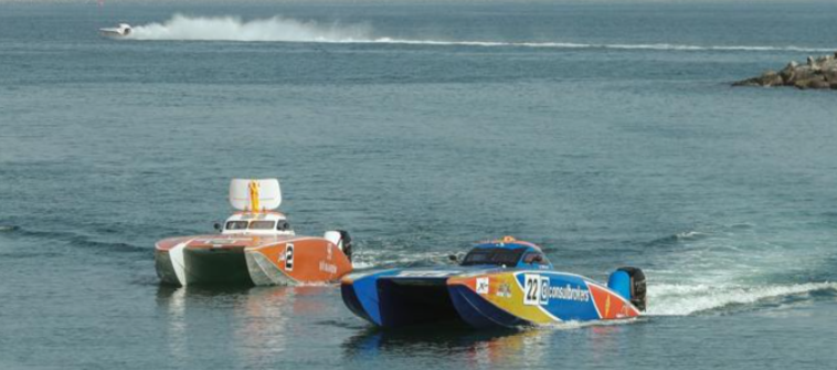 Britain leads the speed race in the “Fujairah Award” for “X-Cat” boats