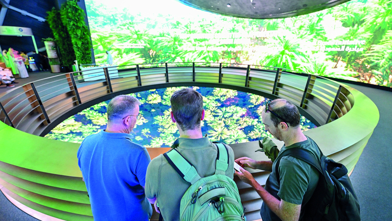 يمكن الاطّلاع على أنشطة المنطقة من الساعة 10 صباحاً وحتى 6 مساء.    تصوير: يوسف الهرمودي