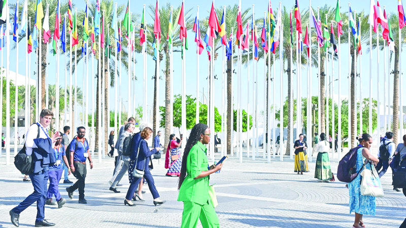 رئاسة المؤتمر تسعى إلى ضمان احتواء الجميع في الجهود المناخية العالمية. تصوير: يوسف الهرمودي