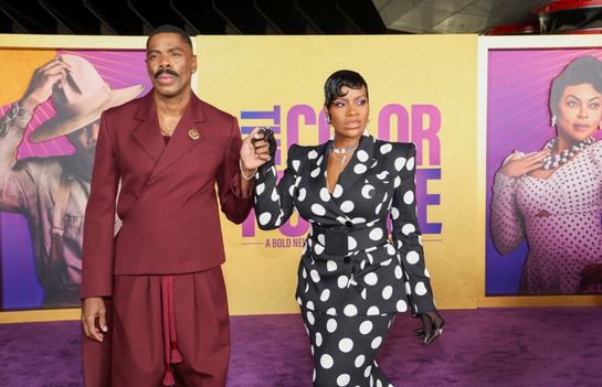 أعضاء فريق التمثيل فانتازيا بارينو وكولمان دومينغو يحضران العرض الأول لفيلم &ldquo;The Color Purple&rdquo; في لوس أنجلوس، كاليفورنيا،