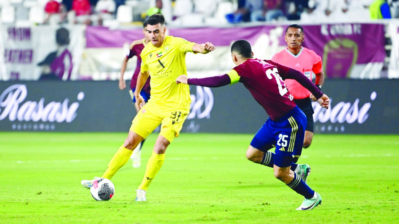 الوحدة بـ10 لاعبين فرض التعادل على الوصل. من المصدر