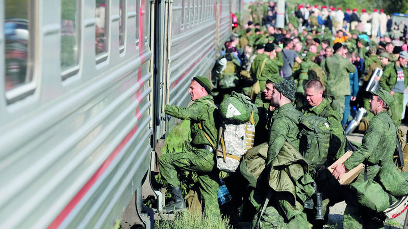التعبئة العامة طالت الآلاف من الروس. أرشيفية