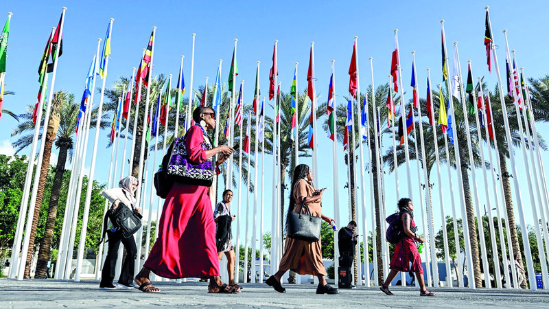 «COP28» نجح في تمهيد الطريق لتحقيق إنجازات في مؤتمرات الأطراف المقبلة. تصوير: باتريك كاستيلو