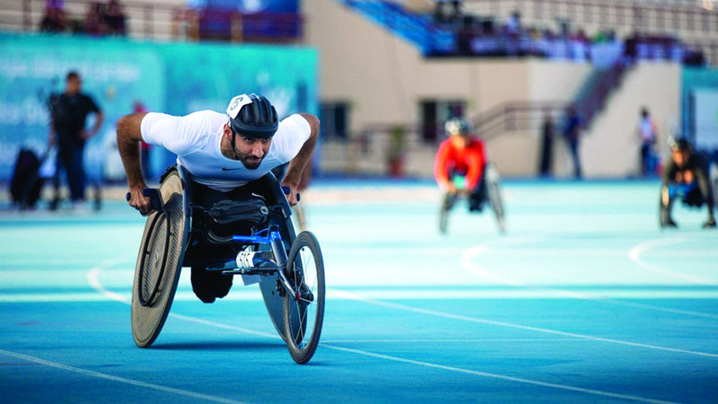 من منافسات بطولة &laquo;فزاع الدولية&raquo; لألعاب القوى المؤهلة للدورات البارالمبية. من المصدر