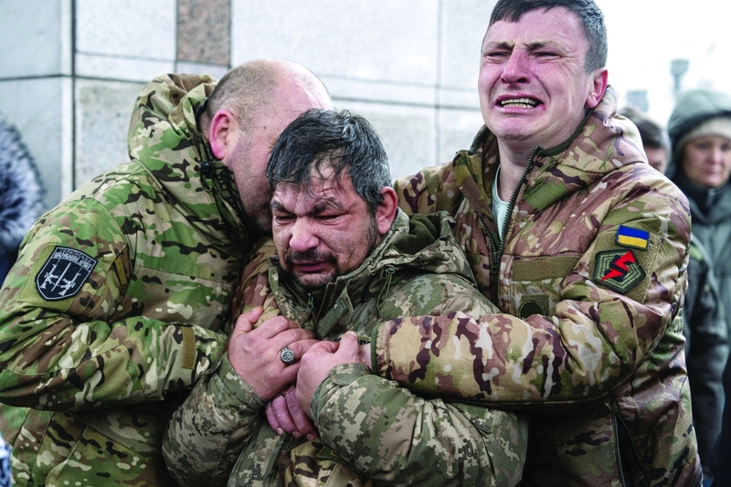 الخسائر تتزايد في صفوف الجيش الأوكراني. أ.ف.ب