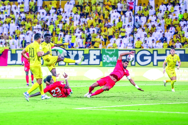 الوصل في لقاء سابق أمام البطائح بالدوري. من المصدر