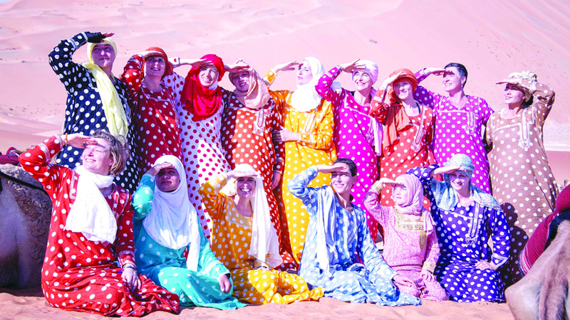 مسيرة النسخة العاشرة لقافلة رحلة الهجن تضم 37 مشاركاً من 16 جنسية. من المصدر