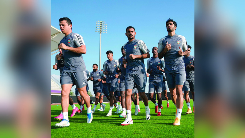 المنتخب يستعد للقاء عُمان في «البروفة» الودّية الأخيرة. من المصدر