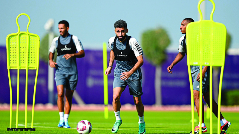 Today, the national team is performing its first training in Doha