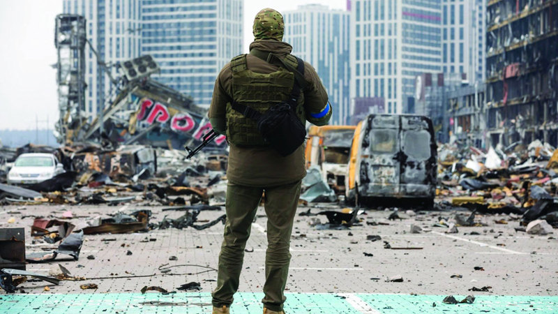 البنية التحتية في أوكرانيا تضرّرت بشكل كبير. أرشيفية