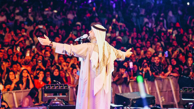 حسين الجسمي: جددنا النجاح في الحفل الختامي للمهرجان. من المصدر