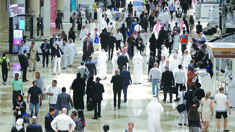 توقعات باستقبال أكثر من 191 ألف مشارك في الفعاليات والمؤتمرات المستضافة. من المصدر