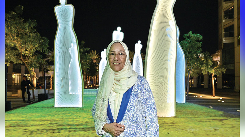 نجاة مكي من أبرز الفنانين الذين يضيئون المهرجان.