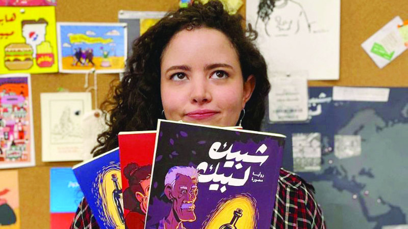 دينا محمد صاحبة رواية «شبيك لبيك» بدأت تأليف القصص المصورة للمرة الأولى في عمر الـ18. من المصدر