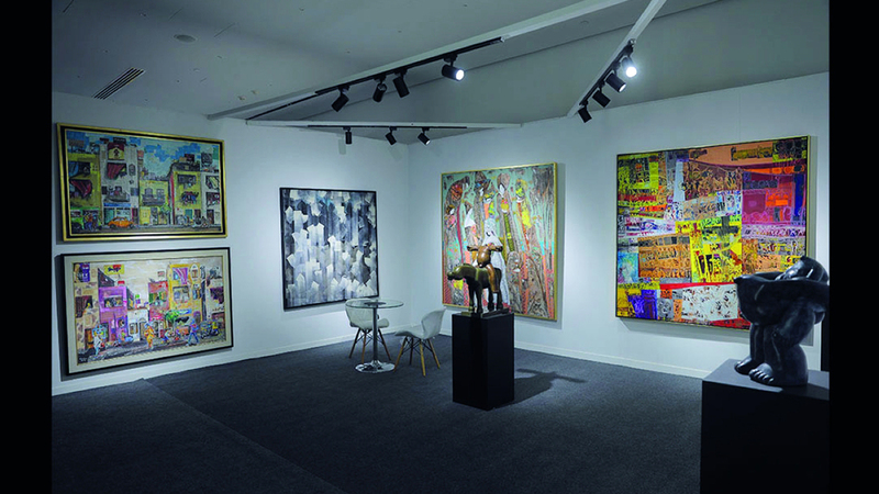 بجانب الأعمال الحديثة يعرض «آرت كايرو» مجموعات خاصة لبعض أهم جامعي الأعمال الفنية. عن موقع المعرض
