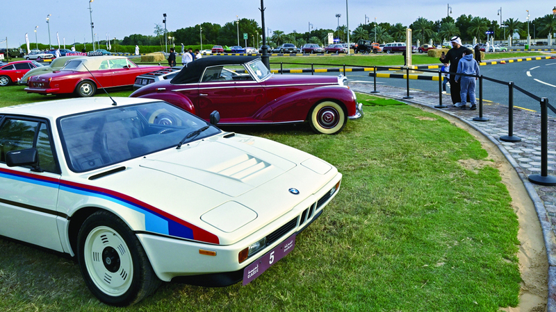 المهرجان قدم للجمهور فرصة للتفاعل مع خبراء قطاع السيارات القديمة والمشاركة في أنشطة متنوعة. تصوير: أشوك فيرما