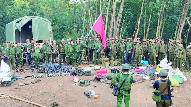 قوات إحدى مجموعات المعارضة خلال التدريب. أرشيفية