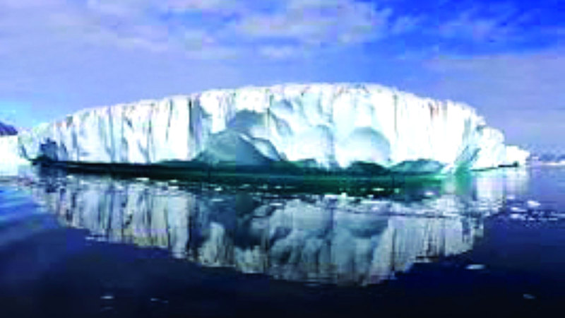 ارتفاع حرارة العالم يؤدي إلى تسارع ذوبان جليد القطبين. أرشيفية