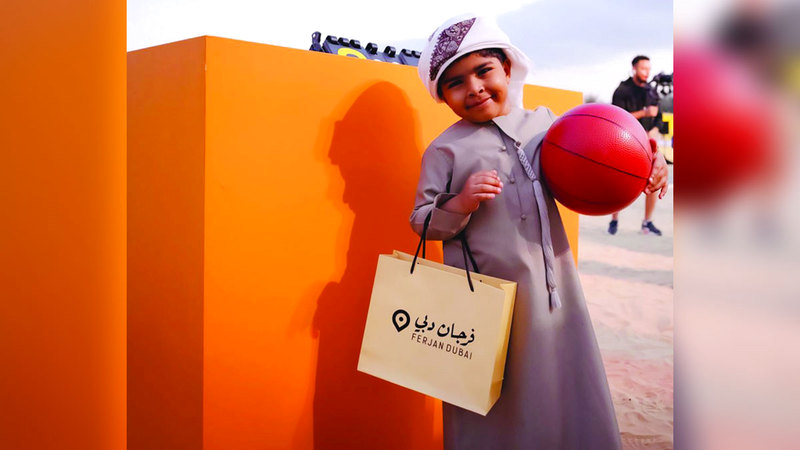 المهرجان يخصص منطقة ترفيهية للأطفال. من المصدر