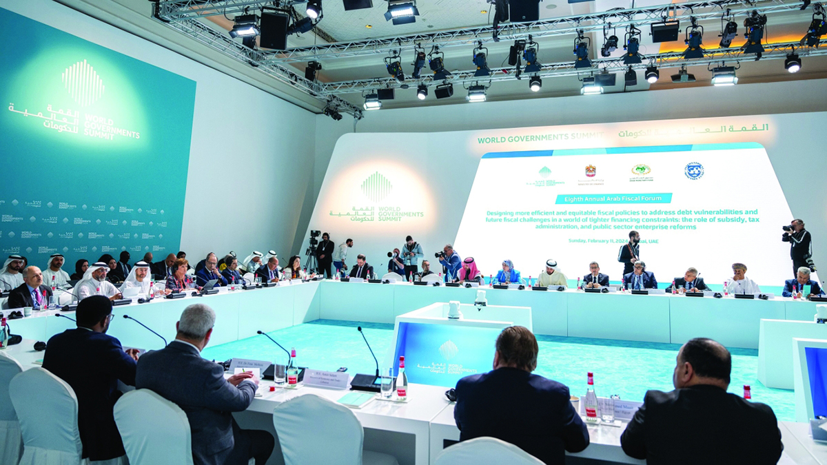 «المنتدى» ناقش تعزيز العمل العربي المشترك والتصدي للتحديات المالية واالقتصادية. من المصدر‏