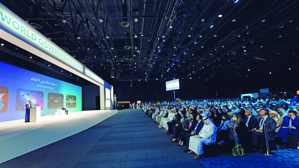 القرقاوي استعرض خلال كلمته مؤشرات إيجابية يعيشها عالمنا اليوم. من المصدر