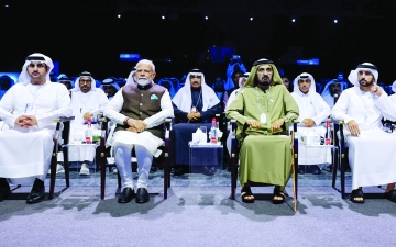 الصورة: رئيس وزراء الهند: محمد بن زايد قائد ذو عزيمة والتزام
