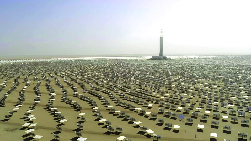 «مجمع محمد بن راشد» أكبر مشروع لإنتاج الطاقة الشمسية في موقع واحد على مستوى العالم. من المصدر