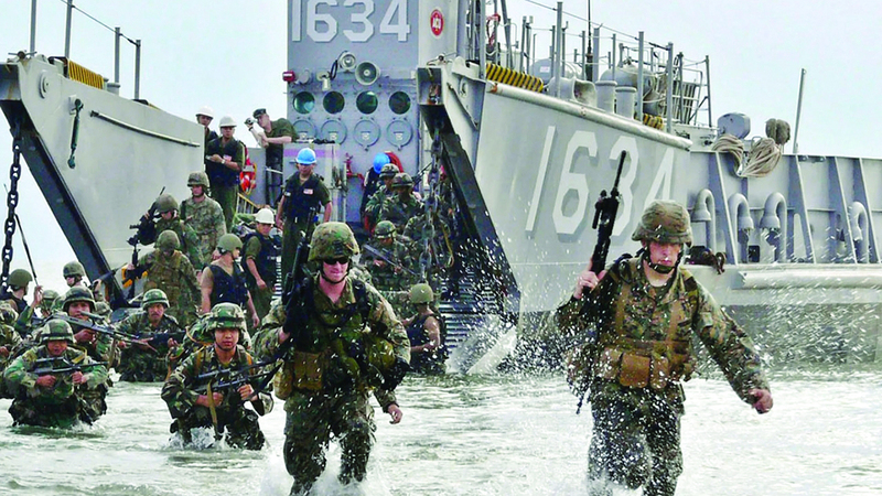 القوات الأميركية الأكثر انتشاراً في العالم. أرشيفية