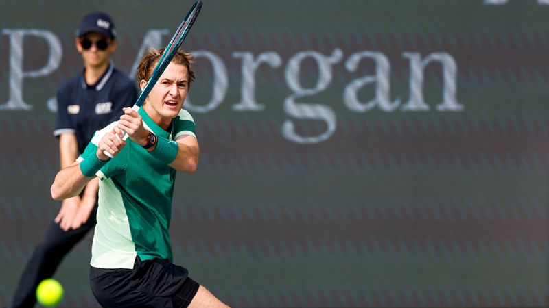 سيبستيان كوردا هزم الروسي بافال كوتوف بمجموعتين دون رد. تصوير: باتريك كاستيلو