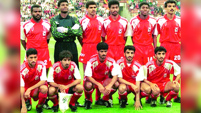 الجيل الذهبي للمنتخب الوطني المتأهل إلى كأس العالم «إيطاليا 1990». أرشيفية