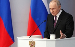 الصورة: لفترة خامسة.. بوتين يؤدي اليمين الدستورية اليوم لتولي رئاسة روسيا