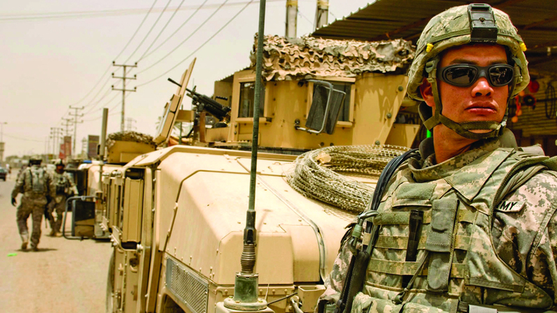 على الرغم من الانسحاب في عام 2011 استضافت حكومة العراق قوات أميركية عام 2014 للمساعدة  في قتال «داعش». أرشيفية