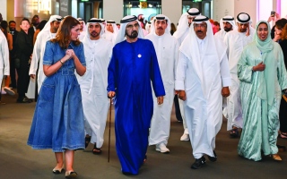 الصورة: محمد بن راشد: الإمارات ملتزمة بتهيئة المناخ الداعم لأصحاب الفكر المبدع