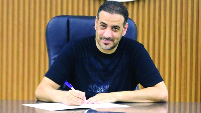 المدرب العراقي غازي الشمري. من المصدر