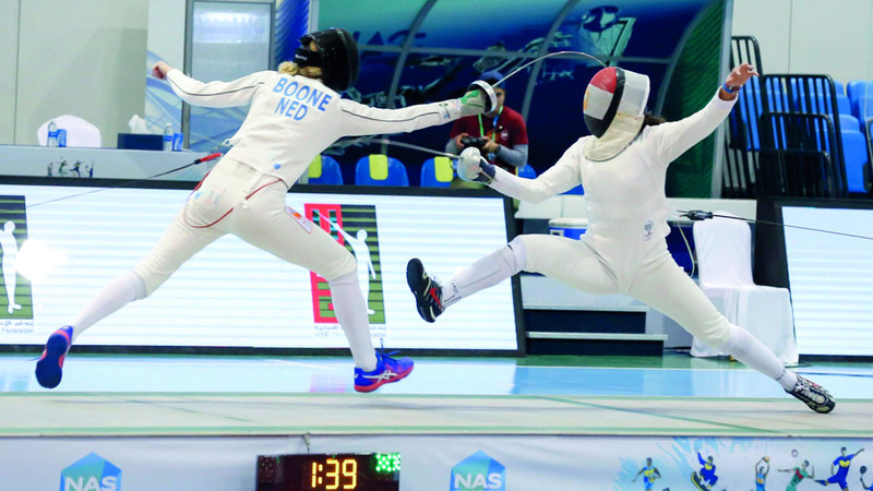 منافسات المبارزة تقام على مرحلتين. من المصدر