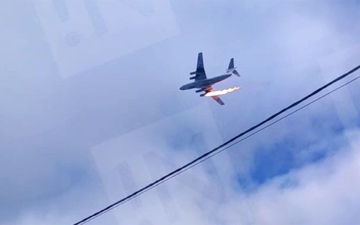 الصورة: تحطم طائرة شحن عسكرية وَسَط روسيا