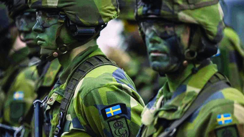 السويد انضمت إلى «الناتو» الأسبوع الماضي. أرشيفية