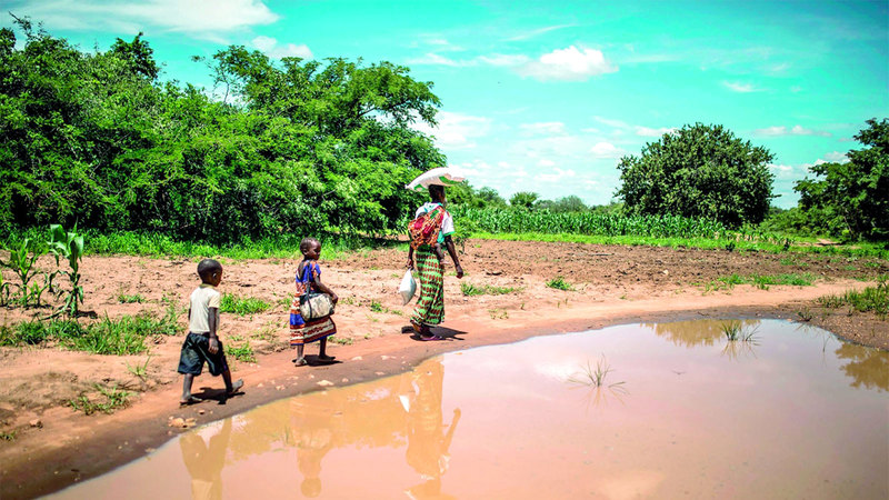 الحرارة الشديدة في غرب إفريقيا إحدى ظواهر الاحتباس الحراري والتغيُّر المناخي. أرشيفية