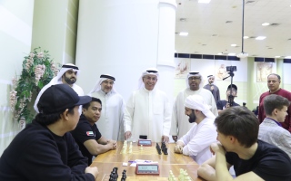افتتاح بطولة كأس الاتحاد لفرق الجاليات والمؤسسات للشطرنج