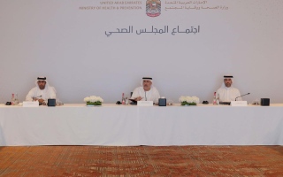 الصورة: المجلس الصحي يبحث التوجهات الإستراتيجية للقطاع الصحي وتعزيز تنافسية الإمارات