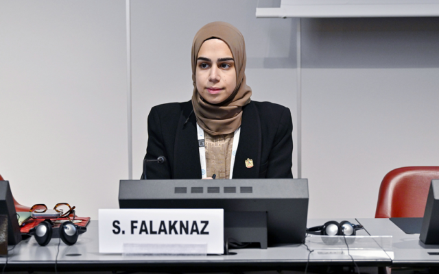 الصورة: انتخاب سارة فلكناز عضوا في لجنة مسائل الشرق الأوسط بالاتحاد البرلماني الدولي