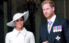 الصورة: الأمير هاري وزوجته يأملان العودة إلى الملكية