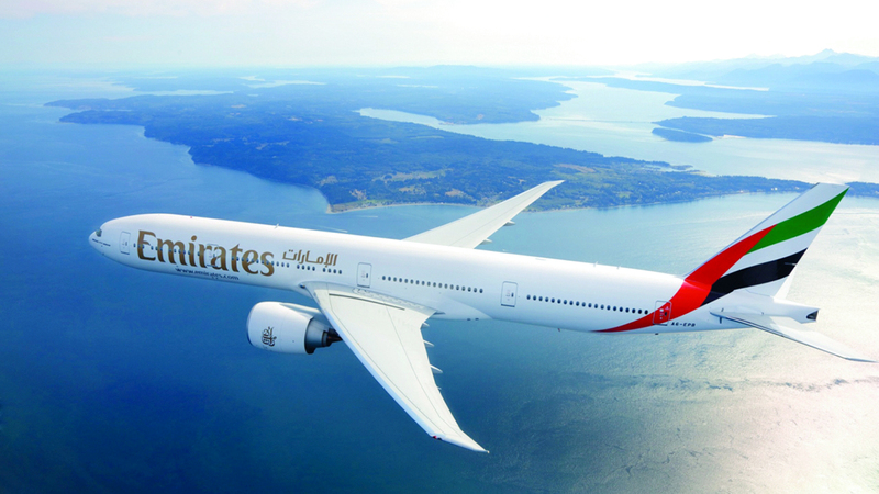 «طيران الإمارات» تغطي شبكة واسعة تضم 143 وجهة. وام