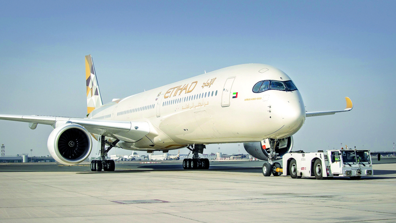 &laquo;الاتحاد للطيران&raquo; رفعت شبكة وجهاتها إلى 76 وجهة. وام