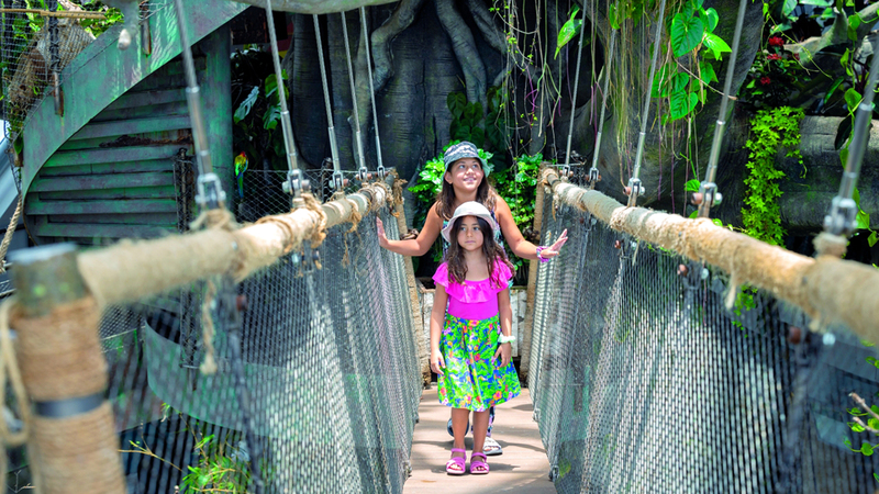 «ذا جرين بلانيت دبي» ترحب بضيوفها من جميع الأعمار خلال عيد الفطر. من المصدر