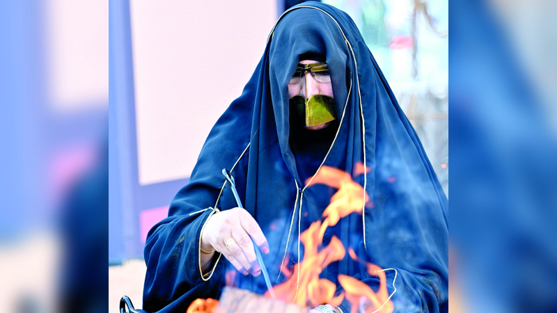 الوالدة شريفة مراد عبدالله. تصوير: إريك أرازاس